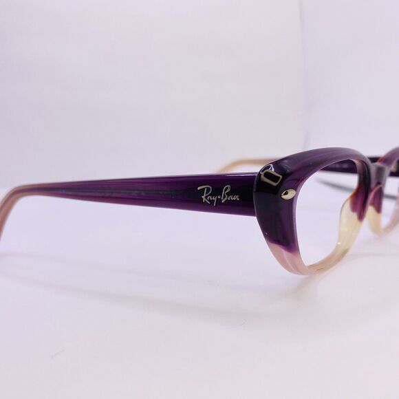 Ray-Ban Authentic Eyeglasses RB 5242 5071 51 [] 18 140 MM Purple Translucent - Picture 6 of 9